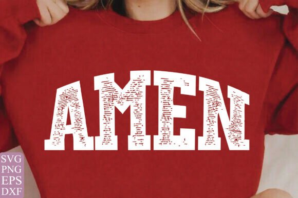 Amen PNG Christian Sublimation Design – A Versatile Graphic for Faith-Based T-Shirt Designs