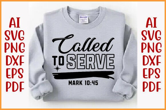 Called to Serve Christian Svg Png Design Review