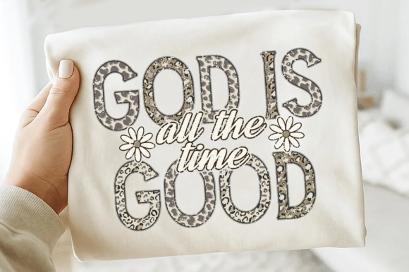 God is Good All the Time Camo Jesus SVG for T-Shirt Designs and Graphic Projects