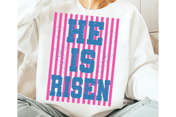 He is Risen Christian Easter SVG for Graphics & T-Shirt Designs