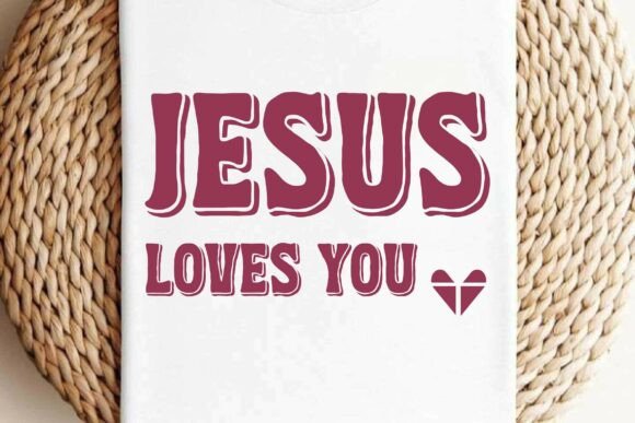 Jesus Loves You SVG PNG T-shirt Design Review