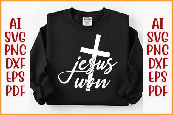 Jesus Won SVG PNG: A Faith-Inspired Graphic for Local Business Branding