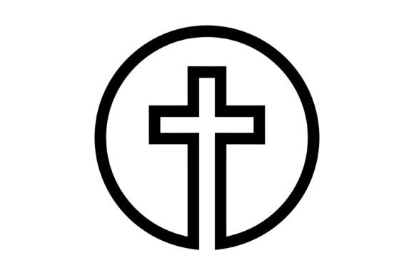 Minimal Christian Cross Circle Logo: A Designer’s Review for T-Shirt Graphics & Branding Projects