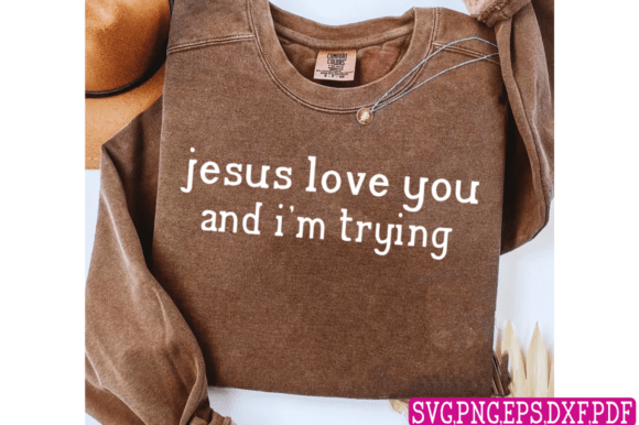 Trendy Jesus SVG & Christian Graphics for T-Shirt Designs
