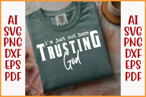 Trusting God SVG, Christian Religious